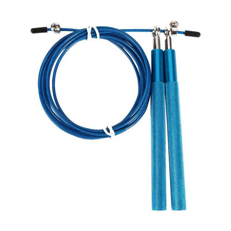 Jump Rope Fitness Equipment Lose Weight Fitness Rope Speed Ball Bearing Aluminum Handle Stainless Steel Cable Skipping