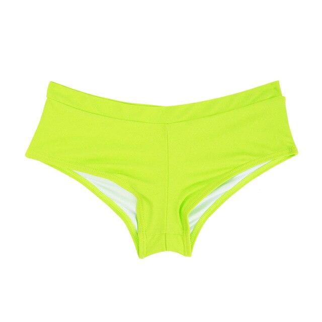 M&M Women Bikini Bottom Sexy Pants Swimsuit Shorts Swimwear 2019 Summer Swim Sport Brazilian Bodysuit Girls Swim Briefs B605