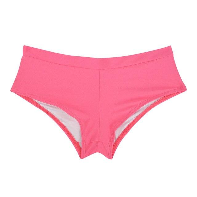 M&M Women Bikini Bottom Sexy Pants Swimsuit Shorts Swimwear 2019 Summer Swim Sport Brazilian Bodysuit Girls Swim Briefs B605