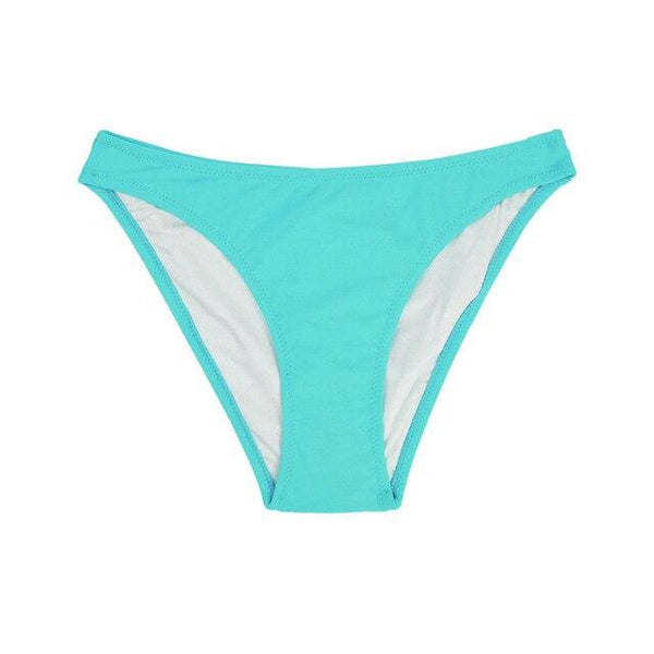 M&M Brazilian Women Bikini Bottoms 2019 Summer Sexy Low Waist Swimwear Two-Piece Separates Swimsuit Print Sports Shorts B608