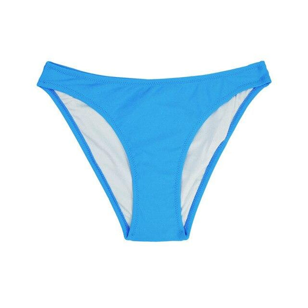 M&M Brazilian Women Bikini Bottoms 2019 Summer Sexy Low Waist Swimwear Two-Piece Separates Swimsuit Print Sports Shorts B608