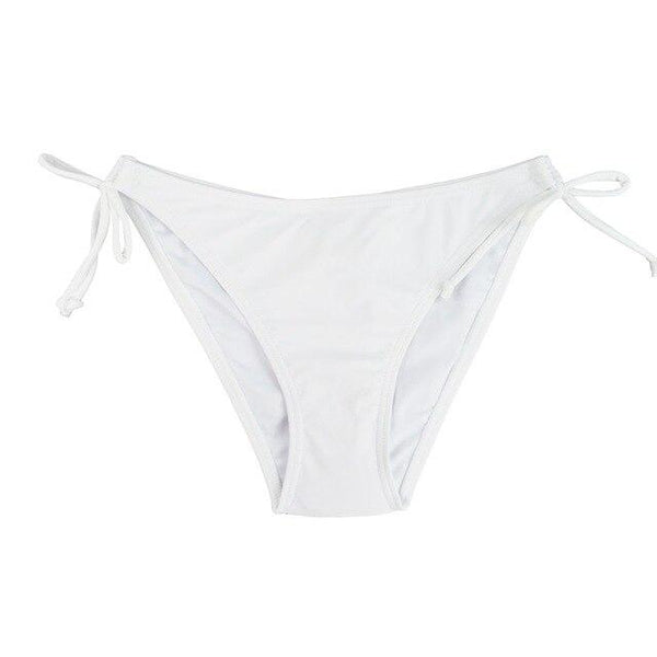 M&M 2019 Women Sexy Mini Bikini Bottom Swimwear Tie Side Swimsuit Bodysuit Micro Bikini Set Board Short Swim Briefs B612