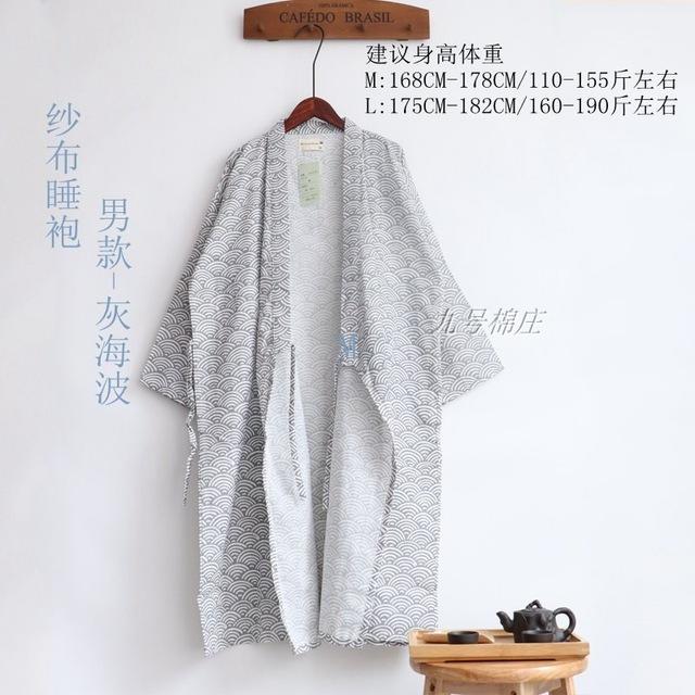 Women Sleepwear Spring Bathrobes Sexy Night Robes Long Sleeve Floral Dressing Gown 100% Cotton Kimono Robe Nightgown Nightwear