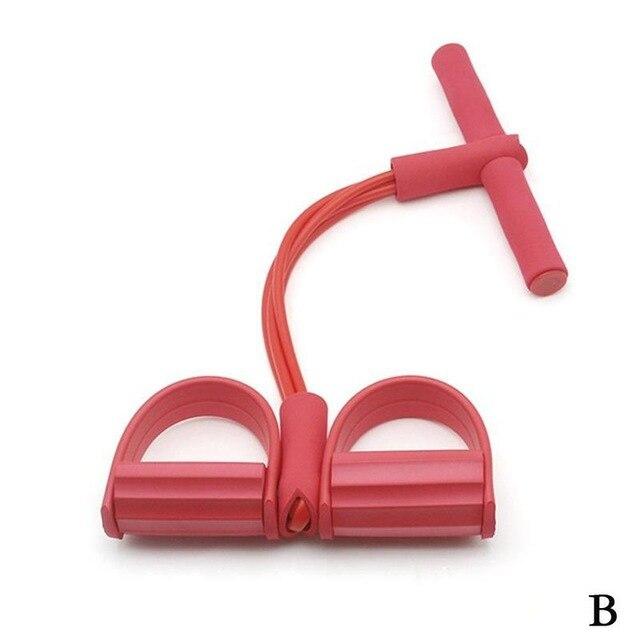 2/4 Tube Strong Fitness Resistance Bands Latex Pedal Exerciser Foot Pull Ropes Yoga Sports Pilates fitness Slimming Equipment