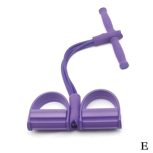 2/4 Tube Strong Fitness Resistance Bands Latex Pedal Exerciser Foot Pull Ropes Yoga Sports Pilates fitness Slimming Equipment