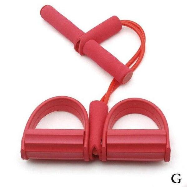2/4 Tube Strong Fitness Resistance Bands Latex Pedal Exerciser Foot Pull Ropes Yoga Sports Pilates fitness Slimming Equipment