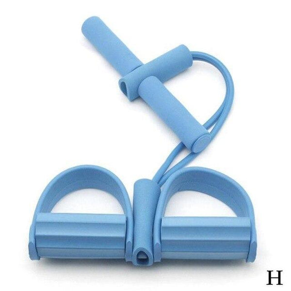 2/4 Tube Strong Fitness Resistance Bands Latex Pedal Exerciser Foot Pull Ropes Yoga Sports Pilates fitness Slimming Equipment