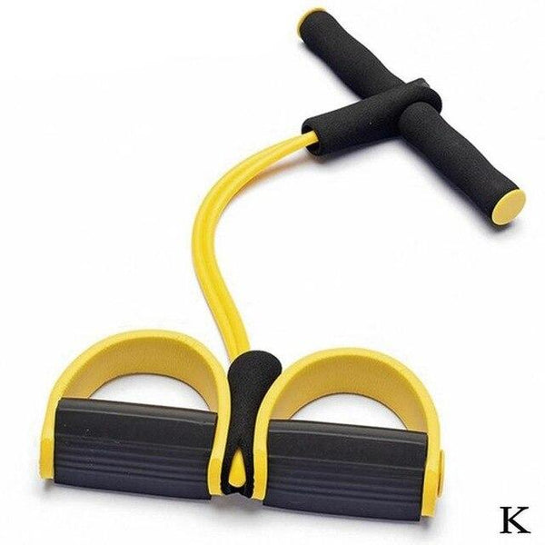 2/4 Tube Strong Fitness Resistance Bands Latex Pedal Exerciser Foot Pull Ropes Yoga Sports Pilates fitness Slimming Equipment