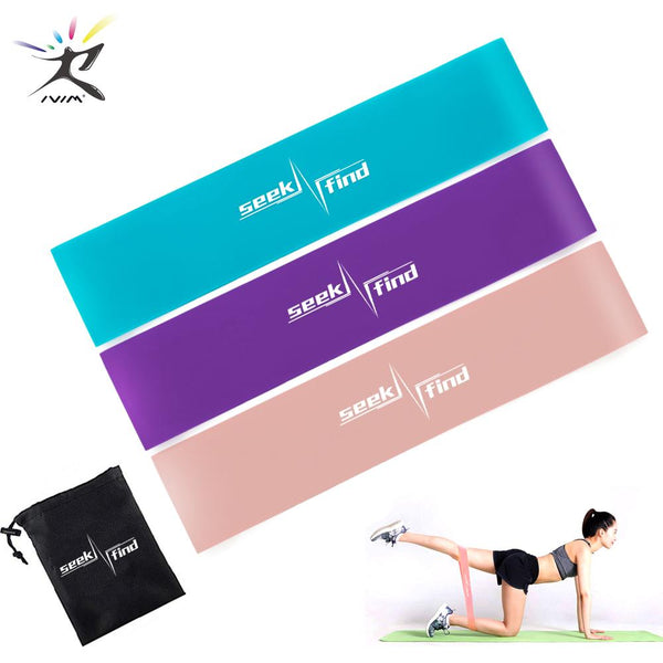 Yoga Resistance Loop Bands Elastic Fitness Gum Expander Bands Outdoor Home Exercise Training Workout Equipment Booties Bands