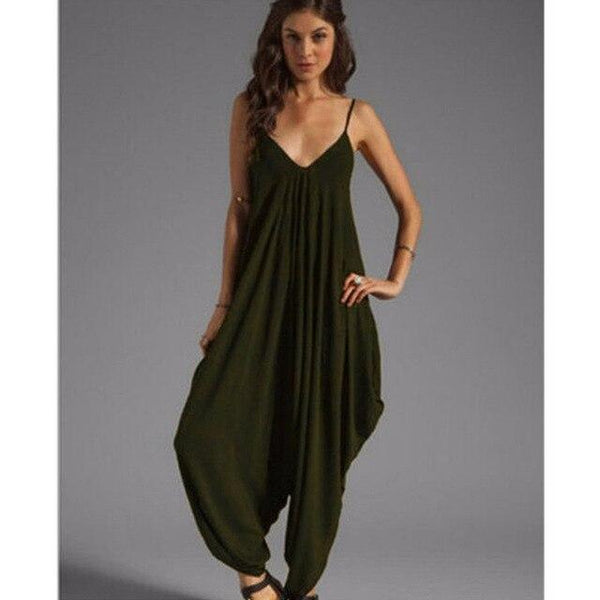 2018 Long Bodysuit Fashion Summer Women's Harem Romper Sleepwears Elegant Coveralls Playsuit Macacao Clothing