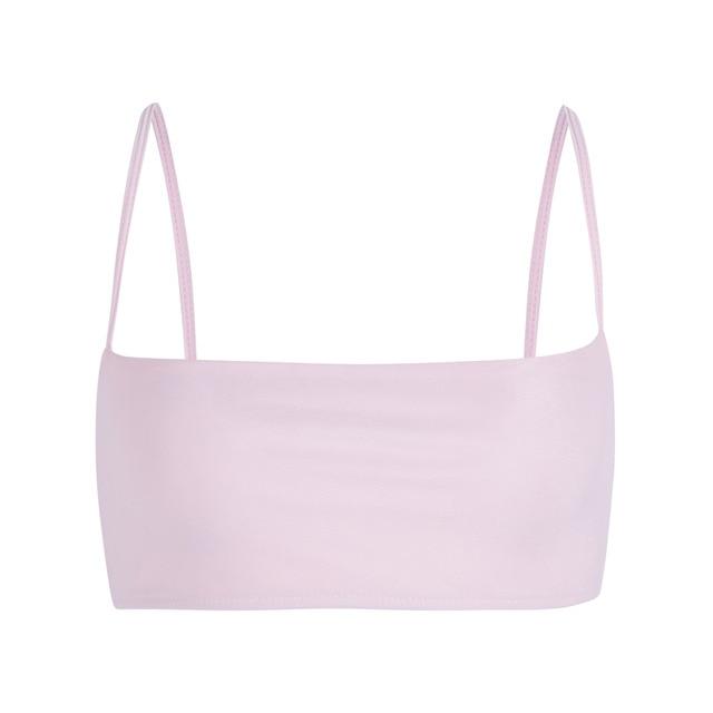 Sexy Women Bandage Sports Bikini Top Push-up Beach Swimwear Beachwear Swimming Swimsuit Summer Bra Two-Piece Separates Bikini