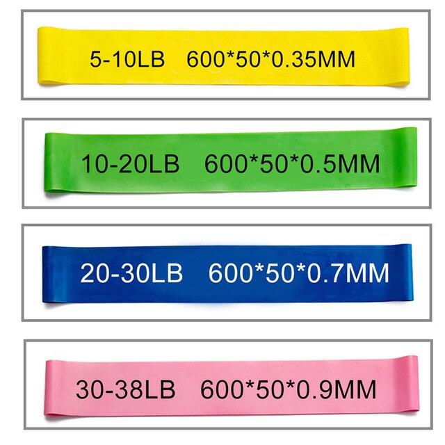 Resistance Band Yoga Resistance Rubber Bands Gym Fitness Equipment Pilates Sport Training Workout Exercises Elastic Bands
