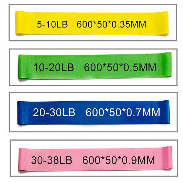 Resistance Band Yoga Resistance Rubber Bands Gym Fitness Equipment Pilates Sport Training Workout Exercises Elastic Bands