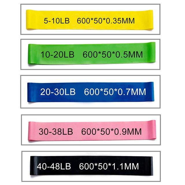 Resistance Band Yoga Resistance Rubber Bands Gym Fitness Equipment Pilates Sport Training Workout Exercises Elastic Bands