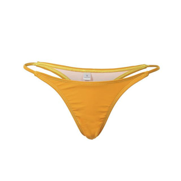 2019 Fashion Sexy Womens Bikini G-String Brazilian Thongs Swimwear Swimsuit Bottom Solid Swimsuit 5 Colors