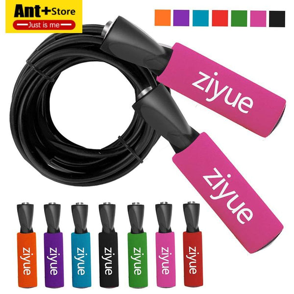 2PCS ziyue Crossfit Jump Rope Speed Ropes 2.5M Weighted Workout for Skipping jumping Boxing Fitness Men, Women,and Kids