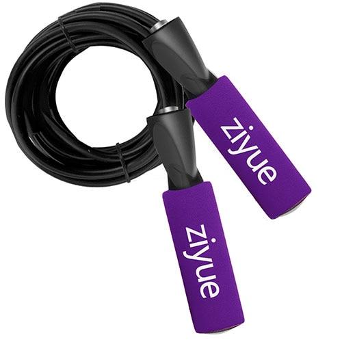 2PCS ziyue Crossfit Jump Rope Speed Ropes 2.5M Weighted Workout for Skipping jumping Boxing Fitness Men, Women,and Kids