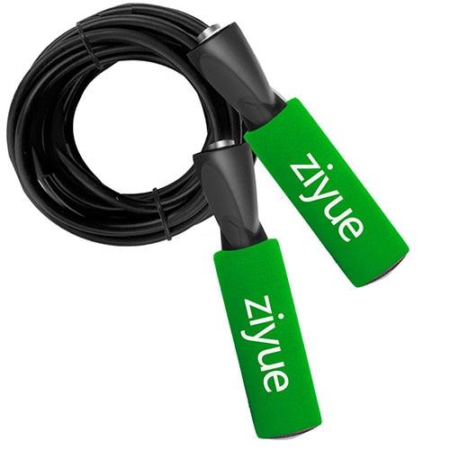 2PCS ziyue Crossfit Jump Rope Speed Ropes 2.5M Weighted Workout for Skipping jumping Boxing Fitness Men, Women,and Kids
