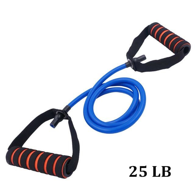 10-30 LB Resistance Bands with Handles Elastic Pull Rope Tubes for Fitness Stretching Workout Resistance Training Expander Bands