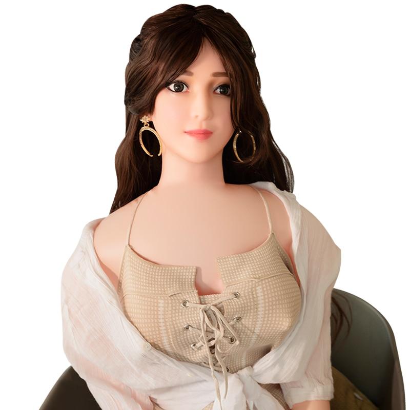 Rubber woman 160cm Sit/Stand Realistic Inflatable Sex Doll for Men Masturbator Blow Up Real Sex Toys shop