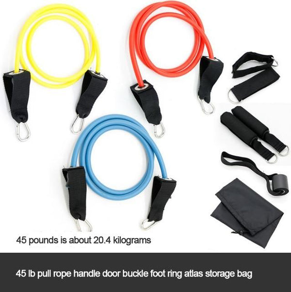 Equipment elastic belt sports pull rope fitness belt trainer TRX buckle pull rope fitness exercise equipment TPE safety