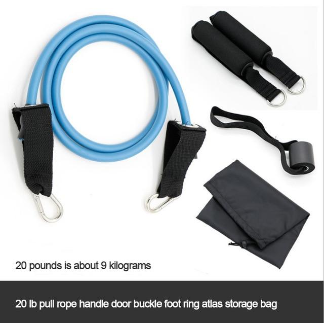 Equipment elastic belt sports pull rope fitness belt trainer TRX buckle pull rope fitness exercise equipment TPE safety