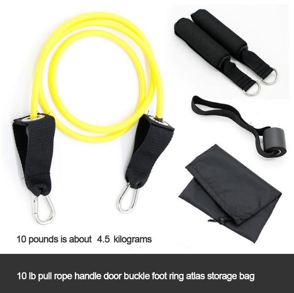 Equipment elastic belt sports pull rope fitness belt trainer TRX buckle pull rope fitness exercise equipment TPE safety