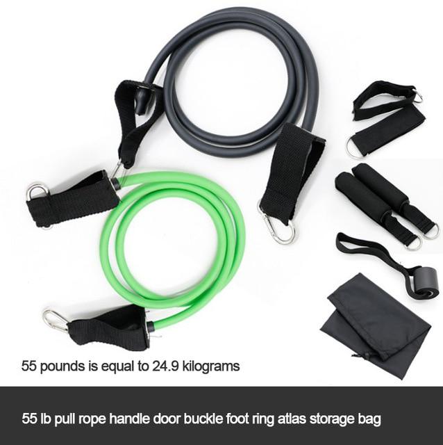 Equipment elastic belt sports pull rope fitness belt trainer TRX buckle pull rope fitness exercise equipment TPE safety