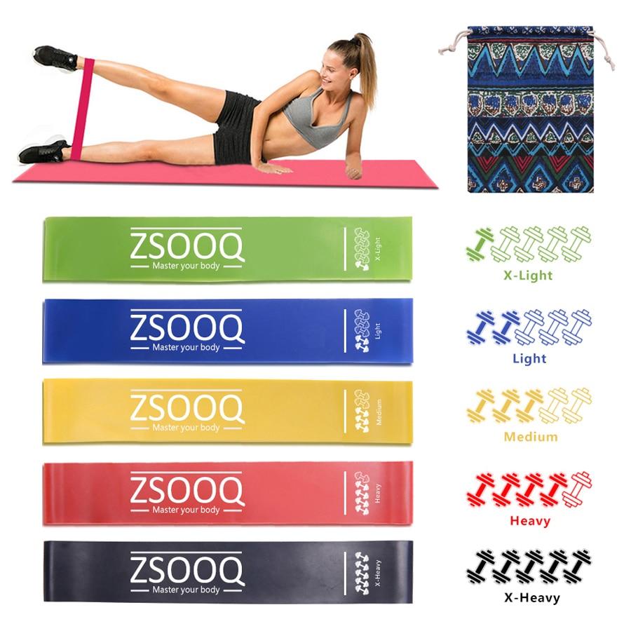 Fitness Resistance Bands Elastic Workout Band Latex Loops Yoga Sport Rubber Band Strength Training Gym Equipment