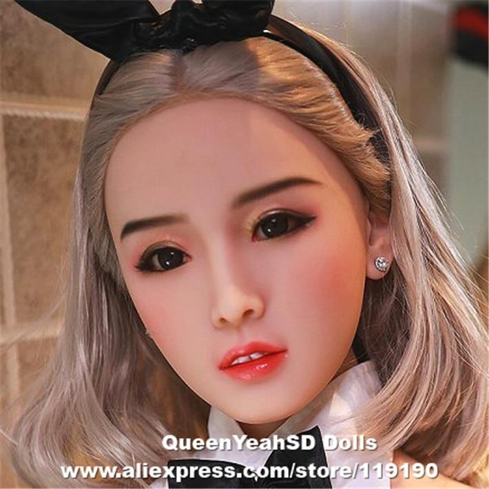 NEW Real Oral Sex Dolls Head Lifelike Silicone Love Doll TPE Heads for Sexy Doll Realistic 140-172cm