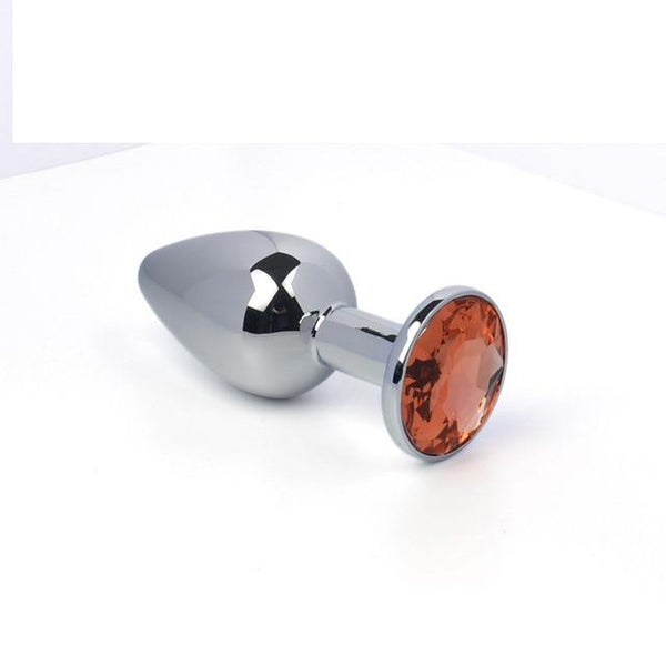 Woman Vaginal Erotic Massager Stainless Steel Crystal Butt Plug Vibrator Sex Product Anal Plug Dildo Beads Sex Toy Vagina Insert