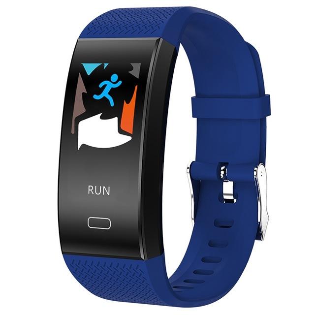 Men Watch Smart Sport Watches LED Display Heart Rate Blood Pressure Sleep Monitor Pedometer Sedentary Reminder Creative Watches