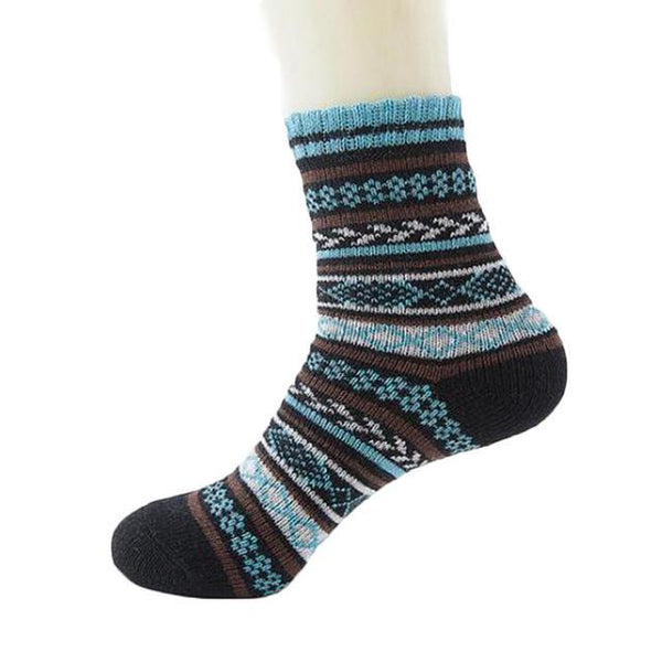 1 Pair Men's Winter Wamer Thick Wool Rabbit Blend Cashmere Casual Dress Socks Boots Floor Seamless Sleeping Snow Socks for Mens