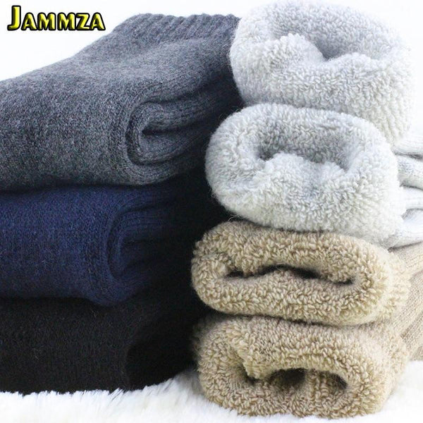New Autumn Winter Men's Socks Keep Warm Cashmere Wool Socks Thick Solid Casual Protect the Cold Male Meias Home Sleep Socks