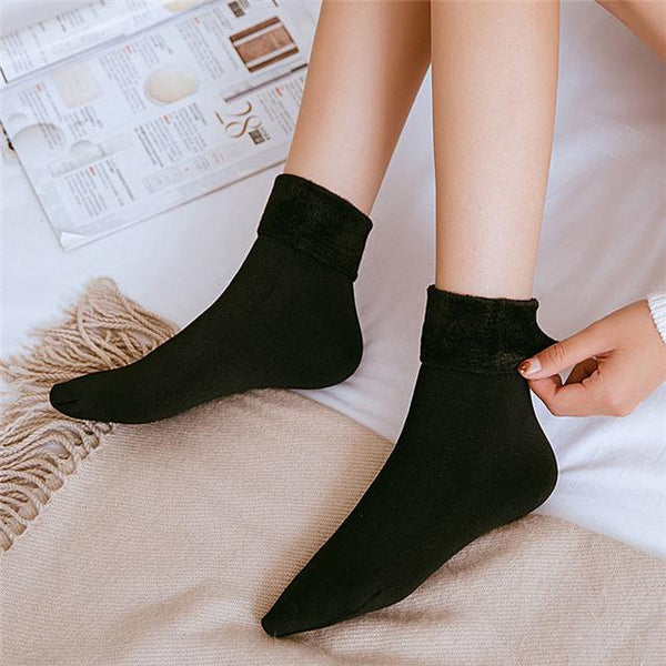 Sock woman Winter Wamer Women Thicken Thermal Wool Cashmere Snow Socks Seamless Velvet Boots Floor Sleeping Mens Socksmoda mujer