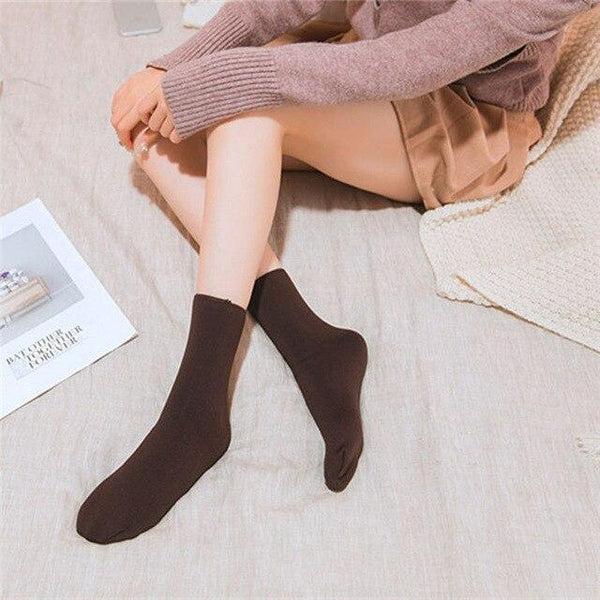 Sock woman Winter Wamer Women Thicken Thermal Wool Cashmere Snow Socks Seamless Velvet Boots Floor Sleeping Mens Socksmoda mujer