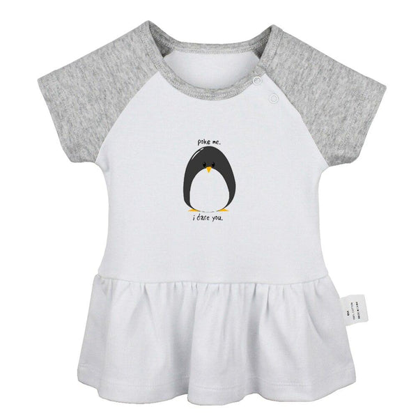 Cute Penguins Space Infinity Love Keep Calm And sleep zzz 5 burning man Newborn Baby Girls Dresses Toddler Infant Cotton Clothes