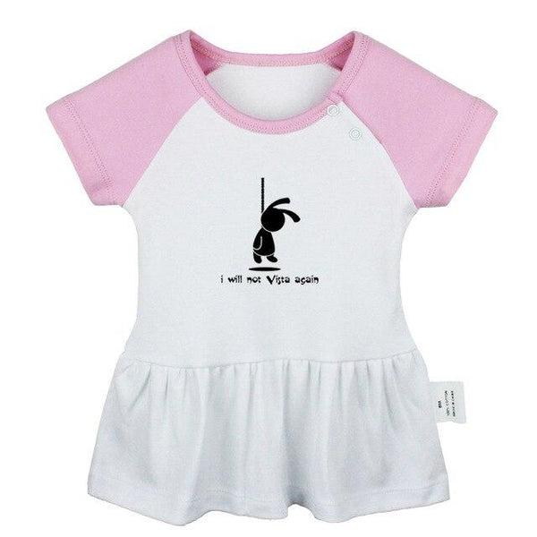 Cute Penguins Space Infinity Love Keep Calm And sleep zzz 5 burning man Newborn Baby Girls Dresses Toddler Infant Cotton Clothes