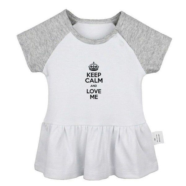 Cute Penguins Space Infinity Love Keep Calm And sleep zzz 5 burning man Newborn Baby Girls Dresses Toddler Infant Cotton Clothes