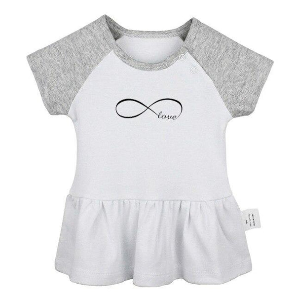 Cute Penguins Space Infinity Love Keep Calm And sleep zzz 5 burning man Newborn Baby Girls Dresses Toddler Infant Cotton Clothes