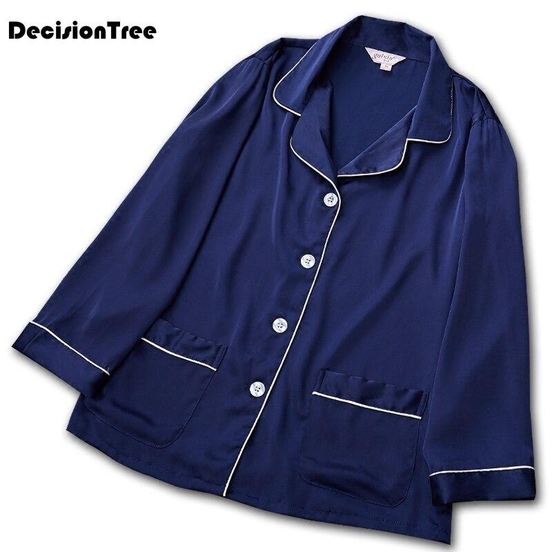 2019 summer satin silk pajamas shorts for men rayon silk sleepwear male pajama set soft nightgown for men pyjamas