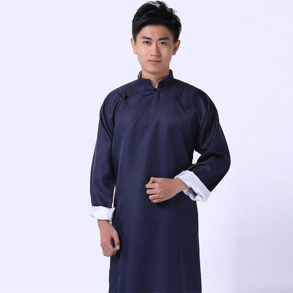 2019 summer luxury robe mens print plus silk pajamas kimono male nightgown chinese silk robe Chinese robe