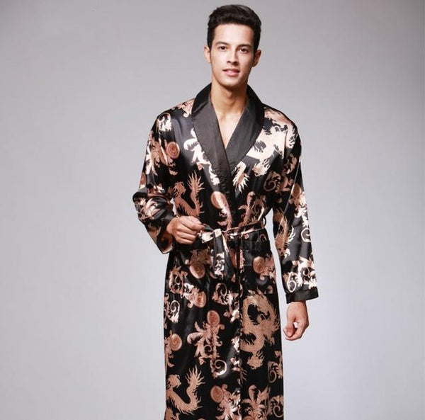 Woman three summer suit long sleeved men bathrobe Nightgown 0550