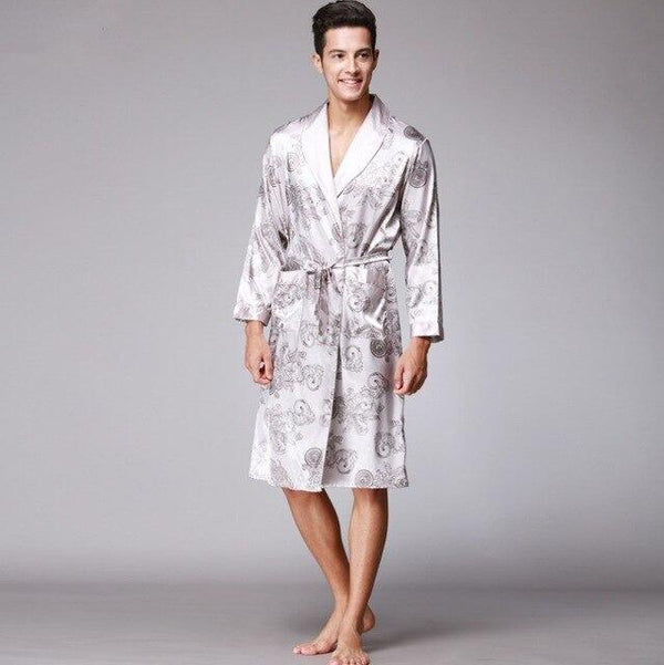 Woman three summer suit long sleeved men bathrobe Nightgown 0550