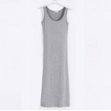Fdfklak Soft Model Cotton Nightgowns Women Sleeveless Long Summer Night Dress Nightshirts Female Casual Nightdress Sleepwear