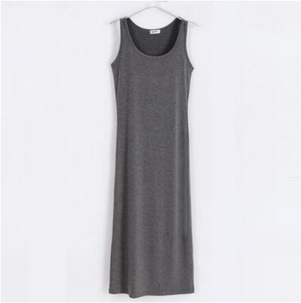 Fdfklak Soft Model Cotton Nightgowns Women Sleeveless Long Summer Night Dress Nightshirts Female Casual Nightdress Sleepwear