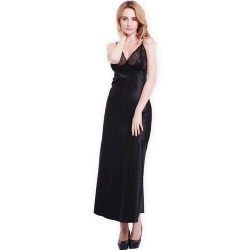 2019 Summer Style Sexy Women Long Nightwear Nightgowns V-Neck Sleepwear Lady Nightshirt Dresses Free Shipping