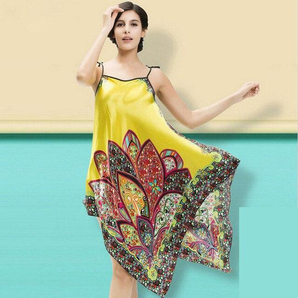 Women Long Lace Nightwear Satin Silk Sleepwear Sexy Spaghetti Strap Floral Sleepshirts Nightdress Lingerie Night Wear Dress Gown