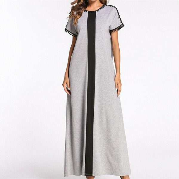 Hot Sale Women Patchwork Cotton Long Nightgowns Female Plus Size Casual Loose Thin Sleepwear