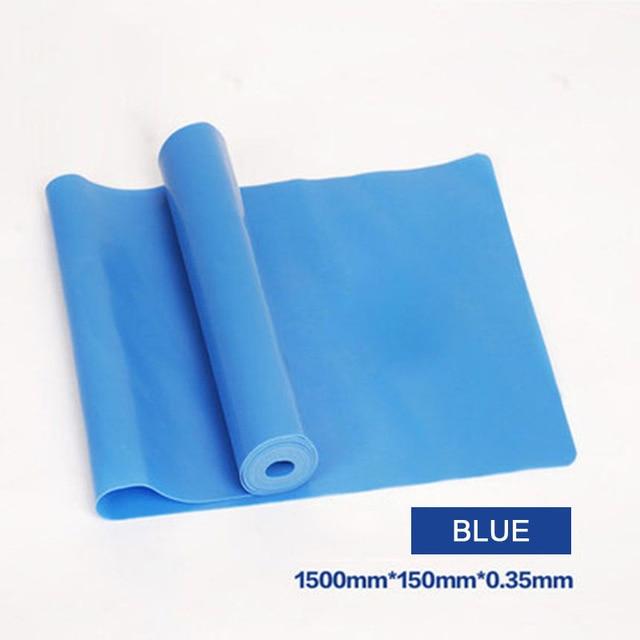 Fitness Exercise Resistance Bands Rubber Yoga Elastic Band 150cm Resistance Band Loop Rubber Loops for Gym Training Hot Sale